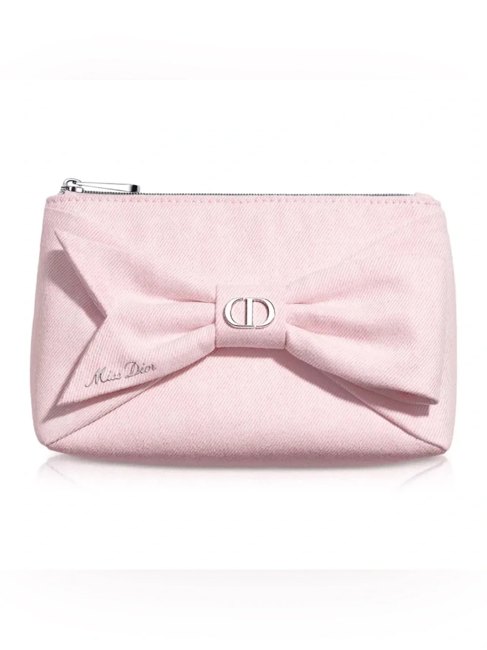 Dior Miss Dior Pink Bow Cosmetic Pouch Bag (NEW)